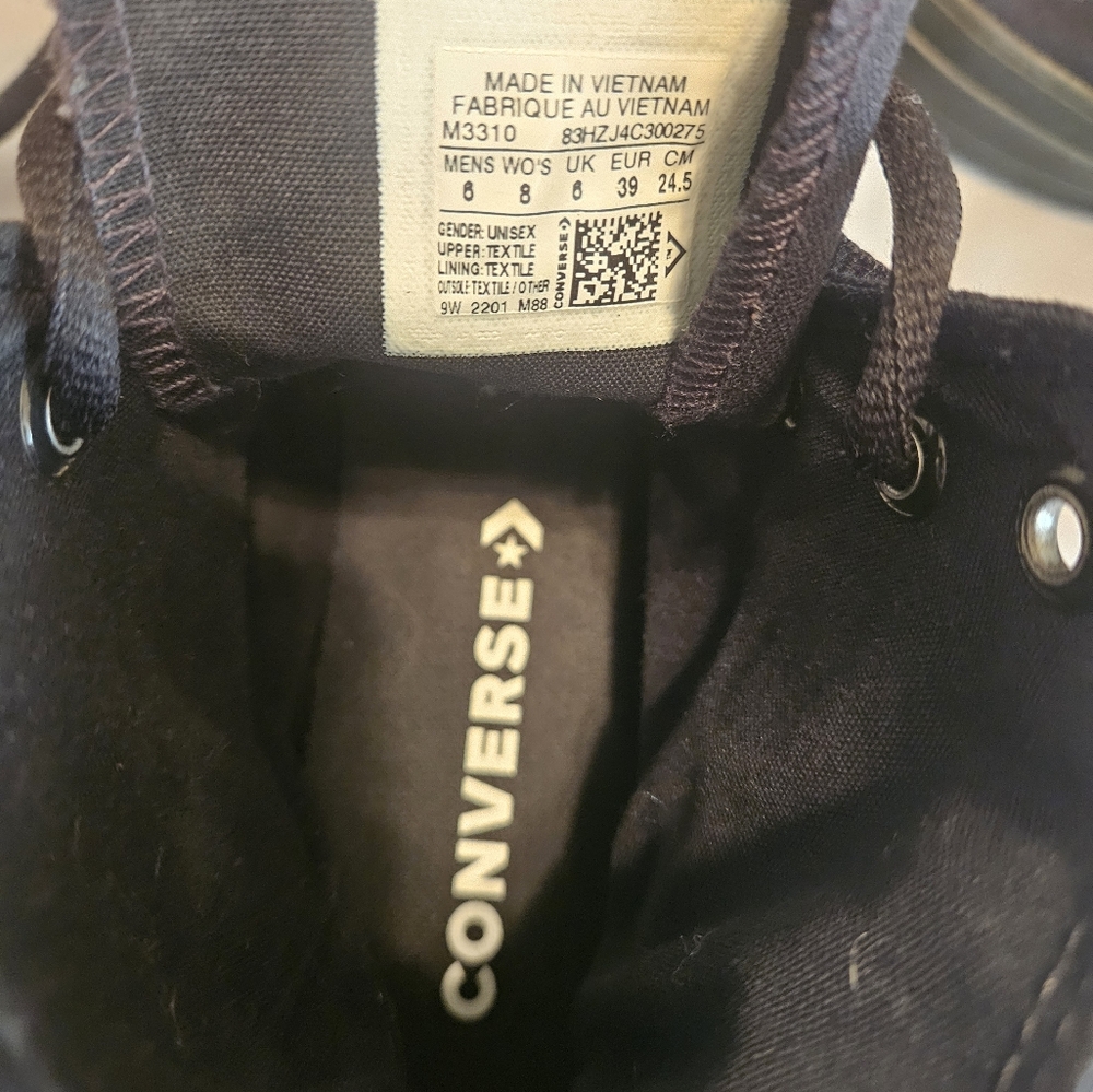 Converse Black High-Top Sneakers - Picture 5 of 5